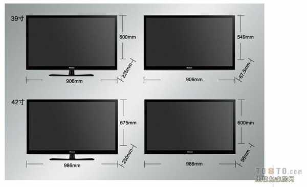 42寸电视长宽多少（42寸电视长宽多少厘米图片）