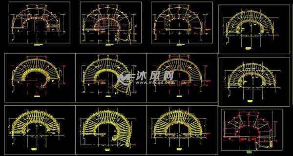 弧形楼梯（弧形楼梯钢筋布置图）