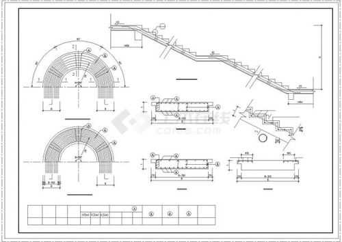 弧形楼梯（弧形楼梯钢筋布置图）