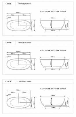 浴缸最小尺寸（浴缸尺寸规格图片）