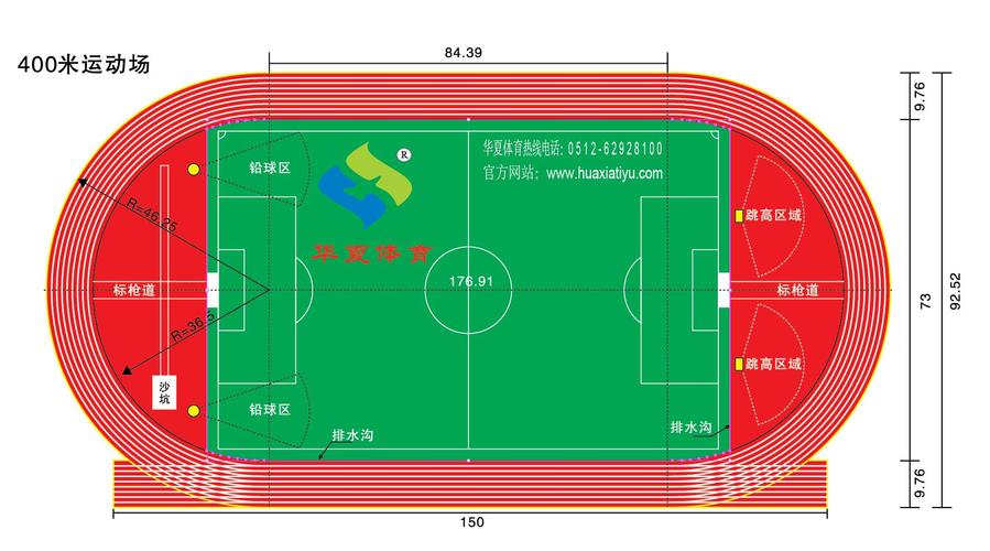 跑道标准尺寸（足球场跑道标准尺寸）