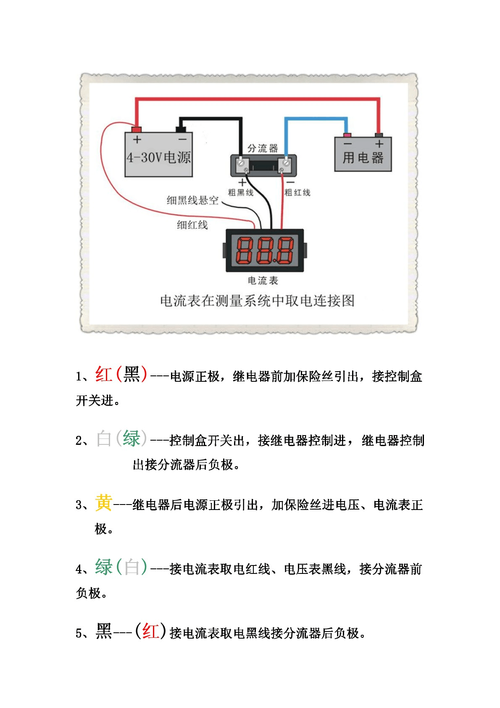 电流电压表（电流电压表接线图）