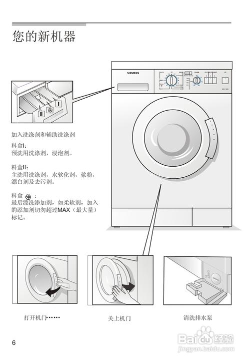 siemens洗衣机怎么用（siemens洗衣机怎么用的）