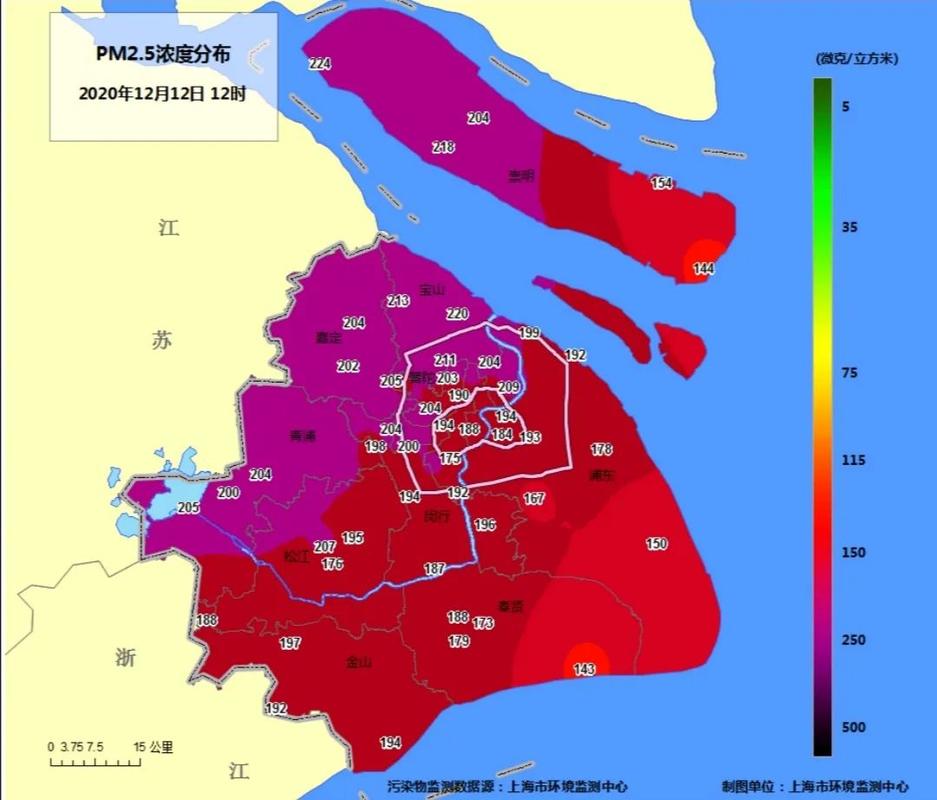 上海空气（上海空气质量地图）