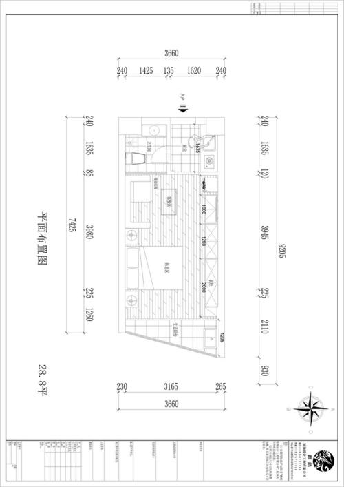 公寓户型图（单身公寓户型图）