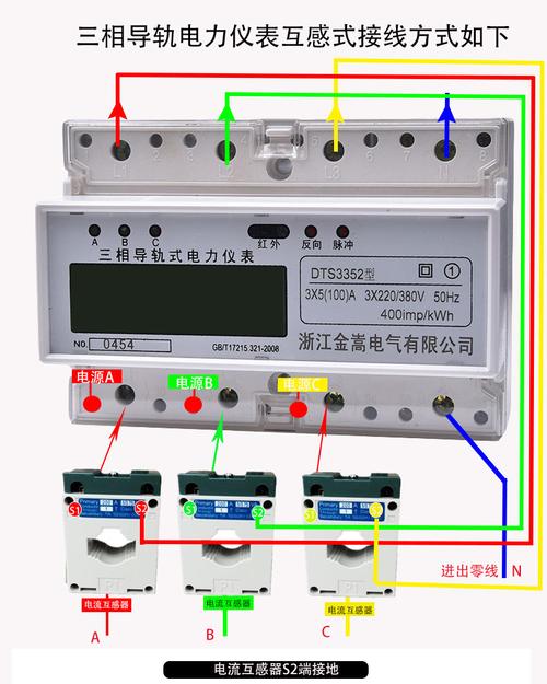 导轨式电能表（导轨式电能表怎么看）