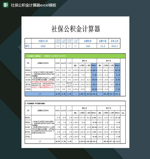 公积金计算公式（excel住房公积金计算公式）