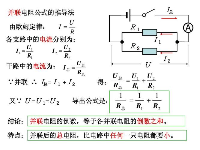 并联电阻公式（欧姆定律并联电阻公式）