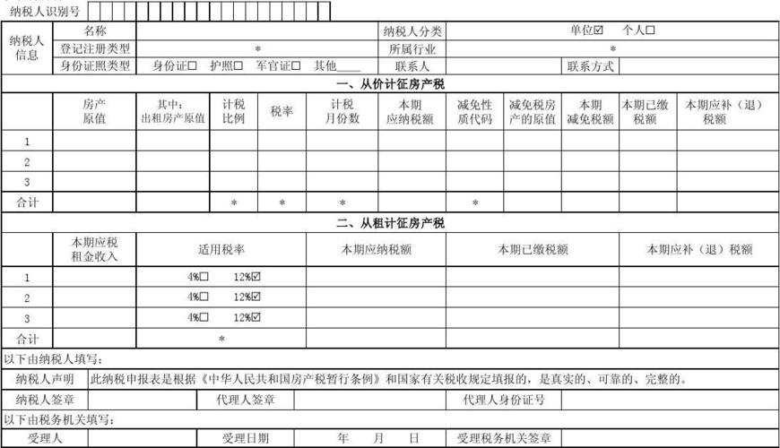 房产税申报时间（2023年房产税申报时间）