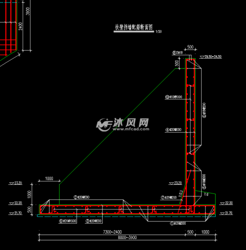 扶壁式挡墙（扶壁式挡墙配筋图集）