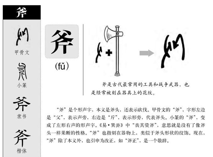 斧（斧的部首）