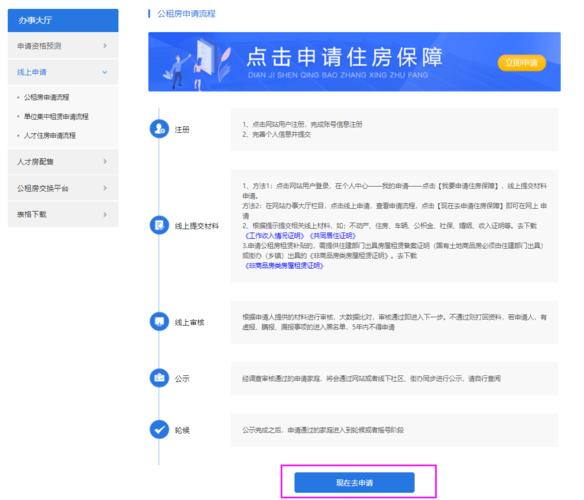 公租房网上申请（公租房网上申请平台）