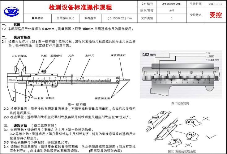 游标卡尺的使用方法（钳工游标卡尺的使用方法）