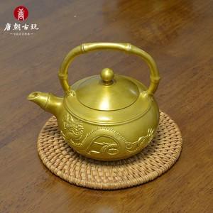 黄铜茶壶（黄铜茶壶泡茶好吗）