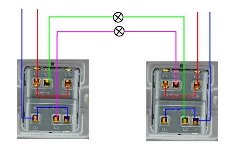 灯的开关怎么接线（控制两个灯的开关怎么接线）