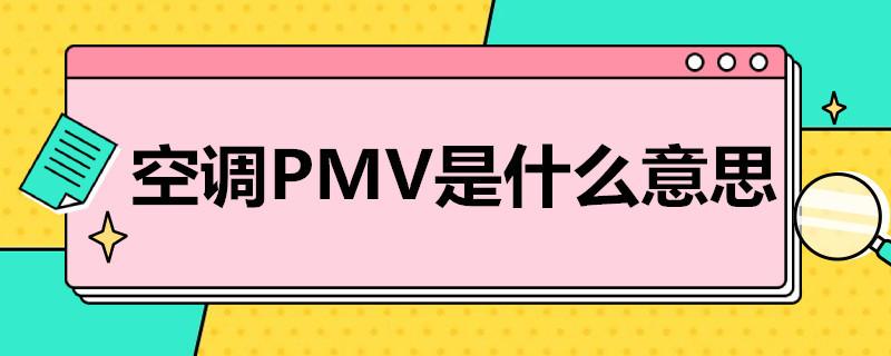 pmv什么意思（pmv什么意思）