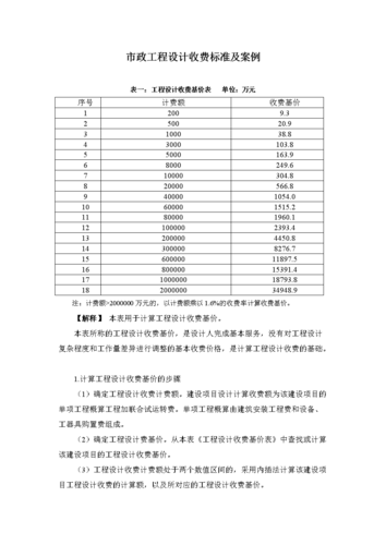 设计收费标准（加固设计收费标准）