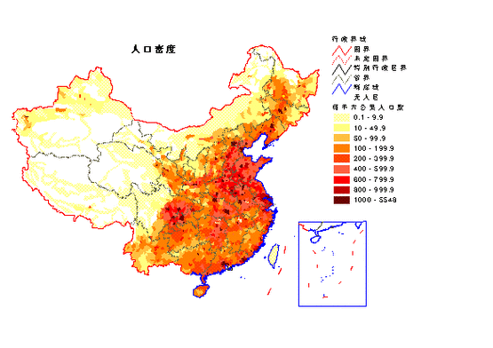 人口密度最大的省（人口密度最大的省区）