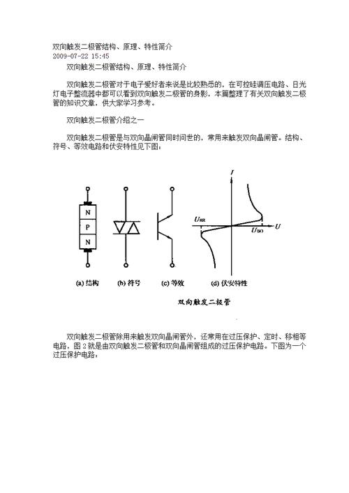 双向触发二极管（双向触发二极管符号）