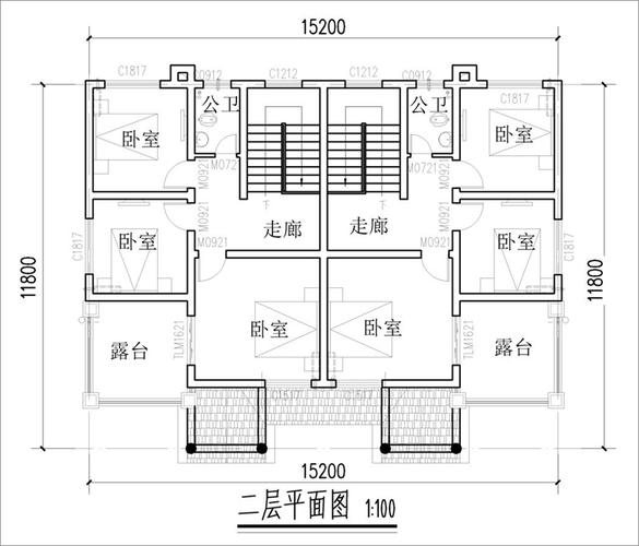 双拼别墅（双拼别墅平面图）