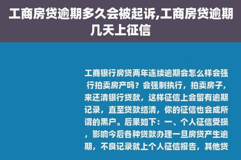 房贷逾期多久会被起诉（房贷逾期多久会被起诉拍卖,拍卖完还是否需要还房贷）