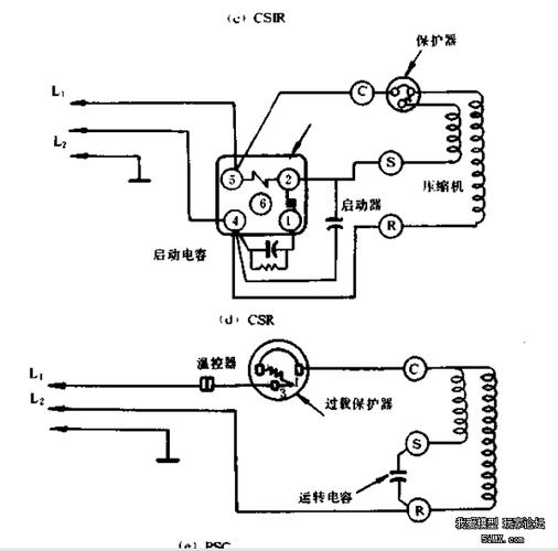 压缩机接线（压缩机接线图）