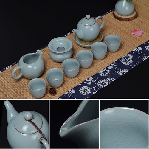 汝窑茶具（汝窑茶具怎么开壶）