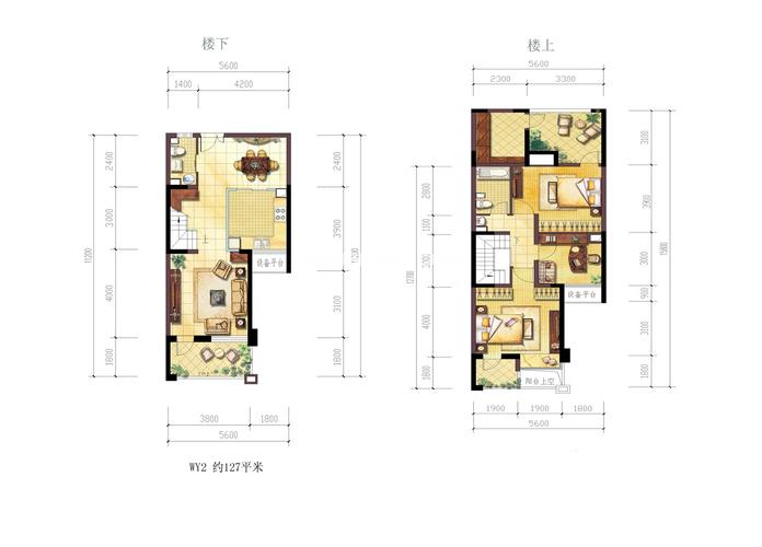 跃层户型（跃层户型图）