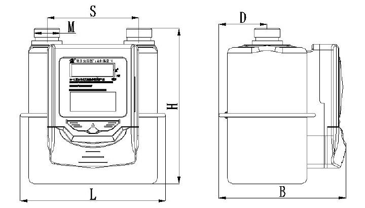 燃气表尺寸（煤气表尺寸）