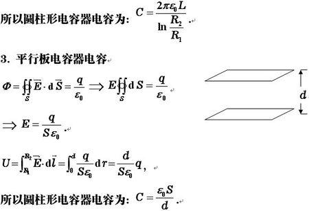 电容的计算公式（电容的计算公式推导）