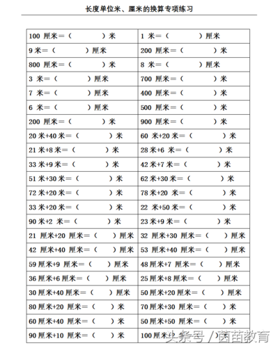 厘米换算米（体积计算公式厘米换算米）