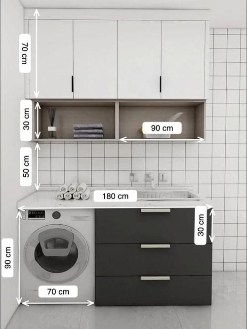 洗衣机柜尺寸（洗衣机柜尺寸长宽高）