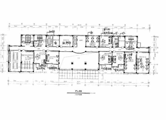 办公楼平面图（三层办公楼平面图）