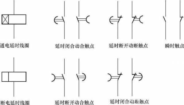 时间继电器符号（时间继电器符号及图形）