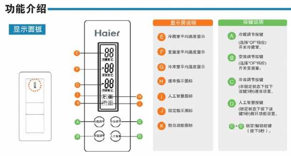 海尔冰箱bcd（海尔冰箱bcd216温度调节图解）