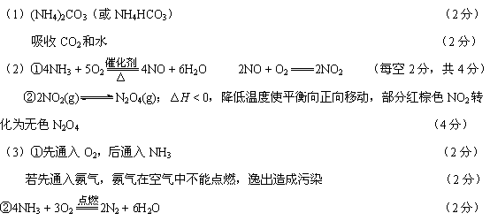 氨气燃烧（氨气燃烧的化学方程式）