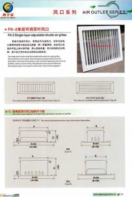 双层百叶风口（双层百叶风口尺寸表）
