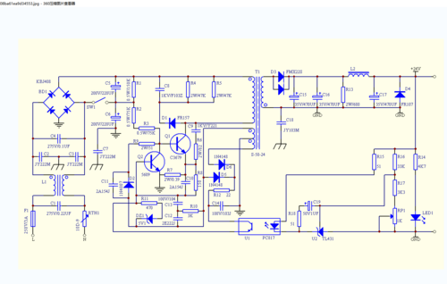 24v开关电源（24v开关电源电路图纸）