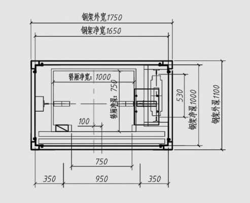 电梯高度标准尺寸（电梯高度标准尺寸小区）