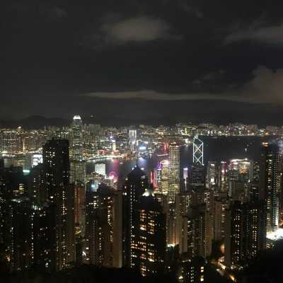 香港平顶山（香港平顶山夜景）