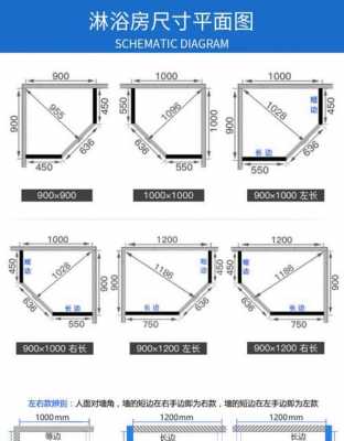 淋浴房尺寸（淋浴房尺寸怎么计算）