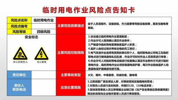 临时用电作业（临时用电作业属于危险作业吗）