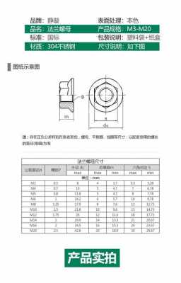 法兰螺母（法兰螺母尺寸规格表）