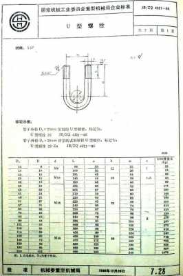 u型螺栓（u型螺栓材质报告）