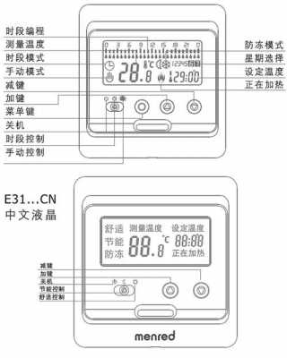 menred（menred地暖温控器使用说明）