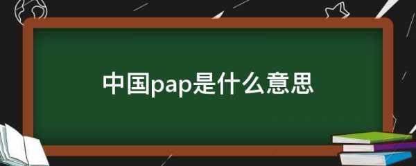 pap是什么意思（paper是什么意思）