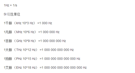 声音单位（声音单位赫兹）