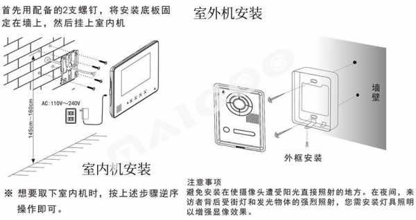 可视门铃怎么安装（可视门铃怎么安装不会侵犯领居家隐私）