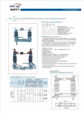 隔离开关型号（高压隔离开关型号）