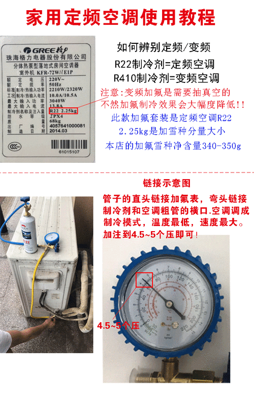 氟利昂怎么加进空调（氟利昂怎么加入空调）